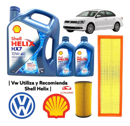 Kit Cambio De Aceite Y Filtros Volkswagen Vento 2.5