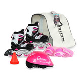 Kit De Patines Ajustable Talla M (33-36) Qmax