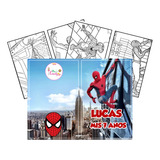 Libros Para Colorear Spider Man X 10 Unidades