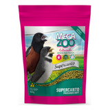 Ração Extrusada Megazoo Super Canto Soft Pássaros 900g