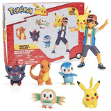 Pokémon Battle Ready! Figure Set Toy, 6 Pieces - Includes 4.