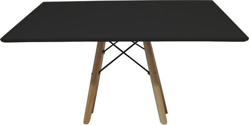 Mesa Centro 65x45cm Retangular Eiffel Charles Eames Cp