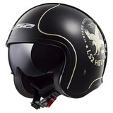 Casco Abierto Ls2 Spitfire Flier Negro