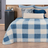 Cobija Esquimal Cobertor Luxus Individual Cobertor Ind  Ind  Color Niro (azul) De 220cm X 150cm
