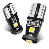 2x Foco Tipo Pellizco Velita 3 Led Smd Blanco T10 194 168