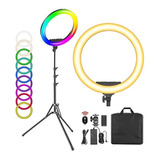 Neewer Anillo De Luz Led Rgb De 19 Pulgadas Con Soporte, 60w