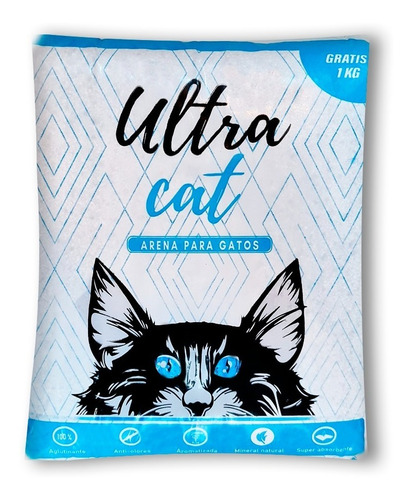 Ultra Cat Arena Para Gato Aglutinante 3 Bolsas De 6 Kg