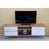 Mueble Rack Tv Linea Nordica Escandinava Paraiso