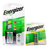 Cargador Energizer Maxi (aa - Aaa) Con Pilas 2 Aa Y 2 Aaa