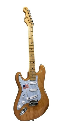 Guitarra Eléctrica Sx Stratocaster American Ash P/zurdo