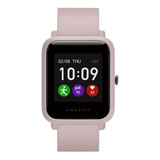 Smartwatch Amazfit Basic Bip S 1.28  Caja De  Policarbonato Warm Pink, Malla  Rosa De  Silicona A1821