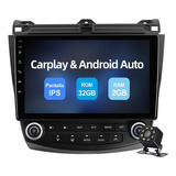 Isudar Estéreo 2+32gb Carplay Para Honda Accord 2003-2007