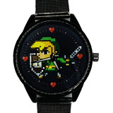 Reloj Link 16 Bits, Pixel, Estilo Zelda
