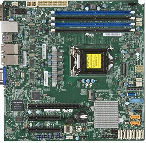 Supermicro Micro Atx Ddr4 Lga 1151 Placas Base X11ssh-o-ln4f