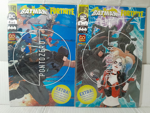 Lote 2 Hq Batman Fortnite Lacrado + Codigo - Panini 2021 Rjhm