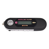 Mp3 4gb Usb Music Digital Player Gravação Preto 1