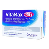 Suplemento De Magnésio E Vitamina B6 Vitamax