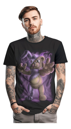 Camiseta Camisa Unissex Urso Teddy Frankenstein  Swag 