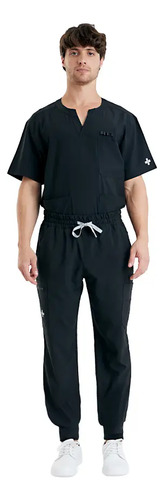 Pantalon Quirúrjico Bata Uniforme Dr. Schatz Negro Caballero | Envío gratis