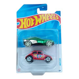 1:64 Volkswagen Beetle Vocho Y Forward Force Duo Pack Hot Wh