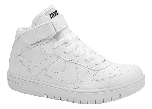 Bota Tenis Casual Urbano Panam Blanco Para Niño 1277