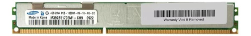 Memoria Ram Samsung 4 Gb Pc3-10600r Ecc Registro Servidor