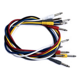 Cables Pedales Parcheo O Synth Plug Largos Color Gris