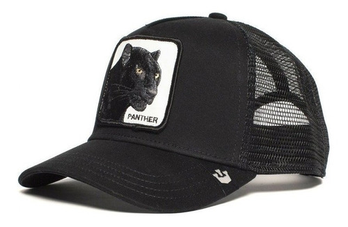 Gorra De Malla Con Protección Solar Y Bordado De Animales