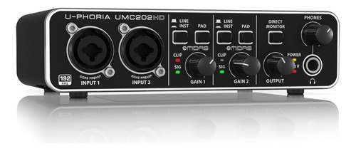 Interfaz De Audio Behringer Umc202hd