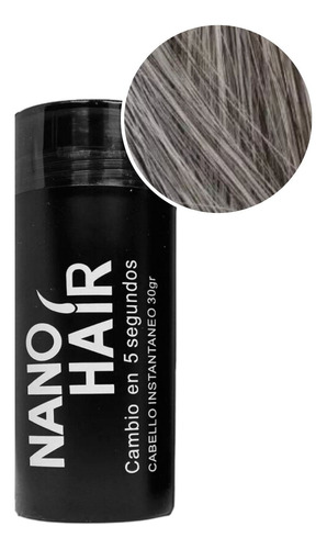 Nano Hair Frasco 30gs Fibra Keratina Pelo En Polvo Alopecia 