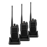3 X Radiocomunicador Ht Intelbras Rpd 7101 Longo Alcance
