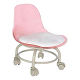 S Silla Con Asiento De Ruedas Taburete De Pedicura Rosa