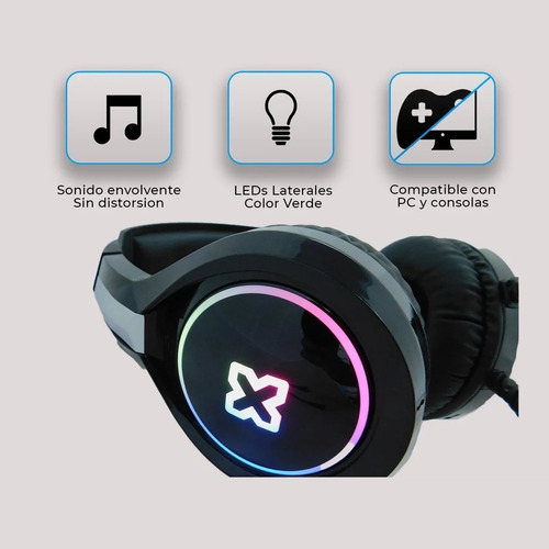 Auriculares Gamer 5.1 Streamers Crush Sound Hx100