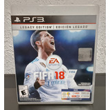 Fifa 18 Ps3 Legacy Edition Mídia Física