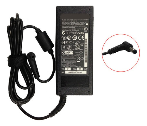 Cargador Compatible Asus 19v 3.42a A43 A43b 5.5*2.5mm 65w