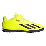 Tenis adidas Futbol X Crazyfast Club Tf Niño Amarillo