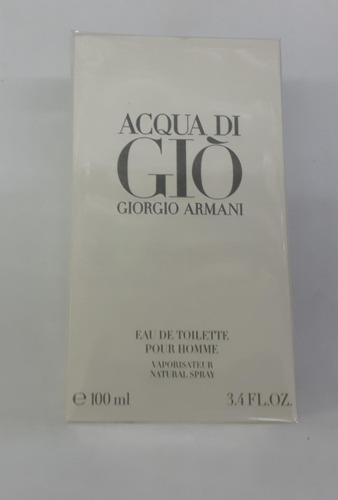 Perfume Acqua Di Gio Armani  X 100 Ml Original
