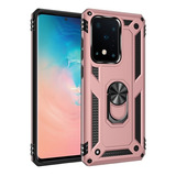 Funda Samsung Note 8 Anillo Metal Rudo + Mica Curva Premium