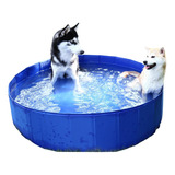 Piscina Para Mascotas Plegable Ducha Para Mascotas 120x30 Cm