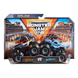 Monster Jam 1:64 - 2 Carrinhos - Pirate's Curse E Megalodon