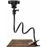 Soporte Flexible Pipishell Para Logitech Webcam 25'' -negro