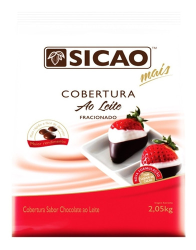Chocolate Sicao Mais Gotas 2,05kg Ao Leite