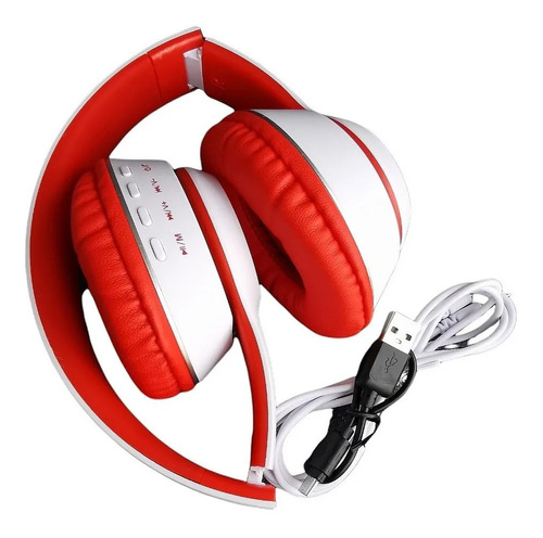 Auriculares Inalámbricos River Plate Vincha Licencia Oficial Color Rojo