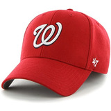 Gorra Ajustable Mvp De Los Nacionales De Washington Mlb, Roj