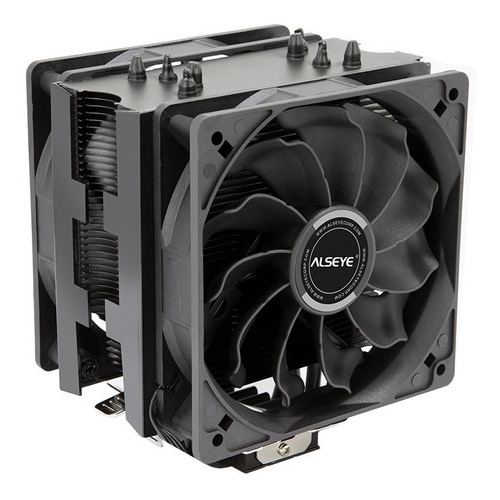 Disipador/cooler Cpu Intel Y Amd Dual 2x120mm Alseye S120d-b