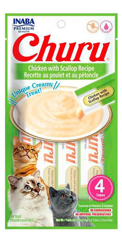 Snack Para Gatos Ib Churu Chicken With Scallop Recipe Tp