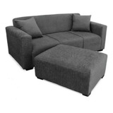 Sillon 3 Cuerpos + Camastro Chenille Antidesgarro Cubile