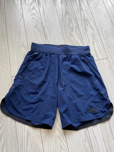 Shorts De Entrenamiento Nike Flex Azul M Poco Uso