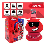 Fone De Ouvido Infantil Headphone Jellie Monsters Roxo Cor Da Luz Lilás Cor Vermelho