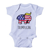 Ink Trendz Trump - Pijama Para Beb (unisex), 3-6 Meses